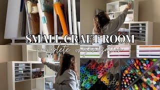 COMPLETE craft room organization // taking my viewers suggestions and reorganizing my space