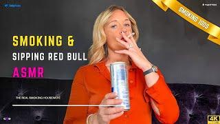 Smoking & Sipping Red Bull ASMR