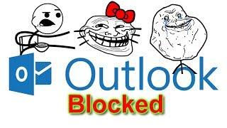 How to block spam emails using outlook. Tutorial