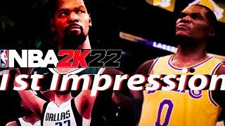 NEXT GEN NBA2K22 !! NEXT-GEN GAMPLAY!!! 1st Impressions & MyPlayer Creation!!