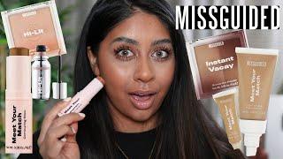 NEW MISSGUIDED MAKEUP! EVERYTHING UNDER £12! BROWN SKIN FRIENDLY?