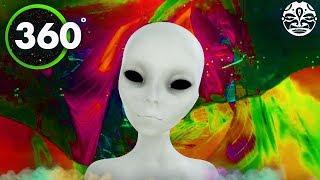 Psychedelic 360 (Virtual Reality) Alien Mind Chill 360 - Chill-Out Music & Art Music Video Mix