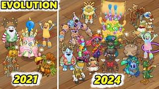 Seasonal Shanty Evolution - All Seasonal Monsters (My Singing Monsters)