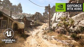 UNREAL ENGINE 5 - The Old West: Northwood Tech Demo | 4K DLSS 3 | RTX 4080