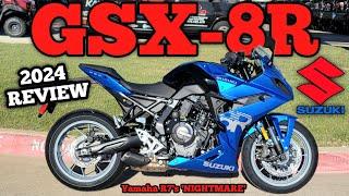 2024 SUZUKI GSX-8R RIDE & REVIEW | YAMAHA R7'S Worst Nightmare #review #suzuki #gsxr