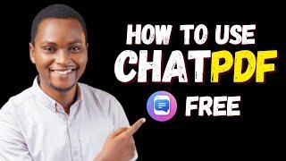 ChatPDF AI Tutorial | How to Chat with Any PDF Document FREE