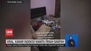 Viral Kamar Indekos Wanita Penuh Sampah