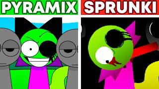 Incredibox Sprunki 1996 But Pyramixed NEW MOD! Normal VS Horror Versions