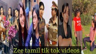 Zee tamil serial actor and actress latest tik tok videos part -  8#teddysfuntime