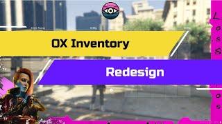 [FREE] OX Inventory Redesign - TUTORIEL