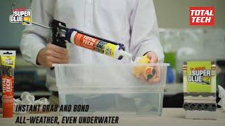 THE ORIGINAL SUPER GLUE TOTAL TECH Heavy-Duty Adhesive+Sealant ALL IN ONE