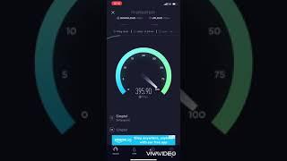 SingTel 5G Speedtest on iPhone 12