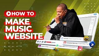 HOW TO CREATE MUSIC WEBSITE Yourself From Scratch? / WIX.COM / Step-By-Step Instruction