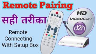 Videocon D2H RF(Radio frequency) Remote Pairing RF 6666-D2h HD 3D Full Explain Hindi