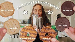 COMPARING GIRL SCOUT COOKIES FROM DIFFERENT STATES