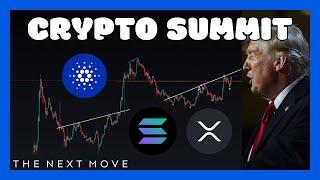 MORGEN een GROTE dag voor ADA, XRP & SOL! Crypto summit Amerika