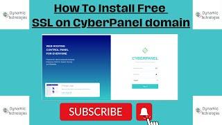 How To Install Free SSL on CyberPanel