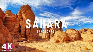 FLYING OVER SAHARA (4K UHD) - Relaxing Music Along With Beautiful Nature Videos - 4K Video Ultra HD