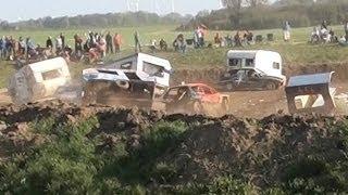 StockCar Wohnwagen Rennen Grimmen im Hexenkessel Mai 2013 Sonntag