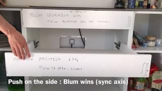 Blum Legrabox Tip-on Blumotion VS Hettich Arcitech Push To Open Silent