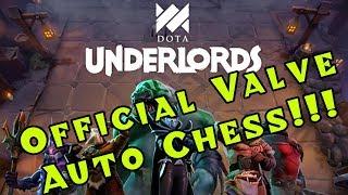 DOTA UNDERLORDS: Playing Valve's Stand-Alone Version of Auto Chess!