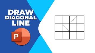 How to draw diagonal line in PowerPoint table