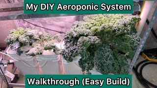 My Simple Aeroponic system walkthrough DIY Build