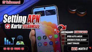 SETTING APN KARTU TELKOMSEL TERCEPAT DAN PALING STABIL BANGET || JARINGAN AUTO GAS KEN CUY