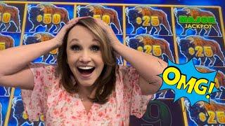 OMG! MY BIGGEST MAJOR JACKPOT EVER on a Buffalo Slot!!