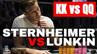 INSANE 5-BET Poker Battle  KK vs. QQ (Sternheimer VS Lunkin) with hungarian subtitles #shorts