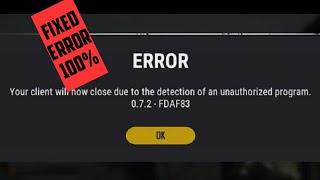 Pubg lite -Client closed due to detection of unauthorized program Error Fixed | Daddy Viper