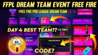 Free Fire Pro League Dream Team | Day 4 Best Team FFPL | How To Complete, Kaise Karen Full Details
