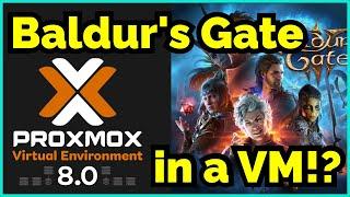Double GPU Passthrough in Proxmox 8!? Play Baldur's Gate 3 and Minecraft On The Same Machine?