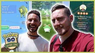 1 BILLION STARDUST TRADE! BEST FRIENDS WITH @TheTrainerClub & FLYING TO *SEVILLE SAFARI ZONE*!