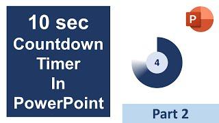 How to add a Countdown Timer in PowerPoint | PowerPoint Tutorials -  Animation | Countdown Timer
