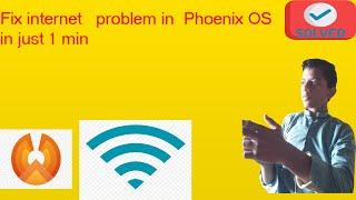 Phoenix os Wifi Problem Fix 10000% | How to connect wifi/internet on phoenix os via Mobile