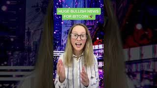 BULLISH NEWS FOR Bitcoin #bitcoin #shorts tiktok cryptocrush