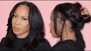 NATURAL VERSATILE QUICKWEAVE  W/ LEAVEOUT | BEGINNER FRIENDLY