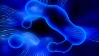 Blue Electron Blob Particle Effects Stock Video