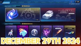 Rocket League ITEM SHOP Daily #89 (29th December 2024) *NEW* GOAL EXPLOSION & TW FENNEC IS BACK!!