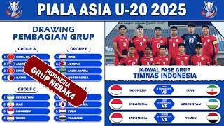 Hasil Drawing Grup Piala Asia U20 2025 - Timnas Grup Di Neraka - Jadwal AFC Asian Cup U20 2025