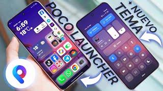 HyperOS y MIUI: Nuevo POCO Launcher con Nuevas Funciones + Mejor TEMA Centro de Control XIAOMI