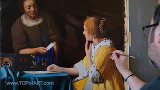 Unveiling Vermeer's "Mistress and Maid" | Oil Painting Reproduction