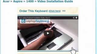 Dell 17R 15R Laptop Keyboard Installation Replacement Guide - Remove Replace Install