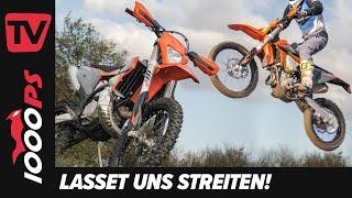 2 Takt oder 4 Takt Enduro: Welche ist besser? KTM 300 EXC vs 350 Vergleichs Test 2021