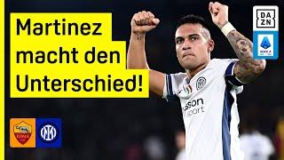 Lautaro-Kracher zum Sieg! Starkes Inter bleibt an Napoli dran: Roma - Inter Mailand | Serie A | DAZN