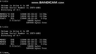 MS DOS 5 0 Doesn't Get Destroyed by Memz