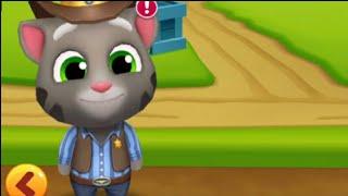 Funny Talking Tom: Gold Run - Cowboy Tom | Best Android Gameplay | @trascende