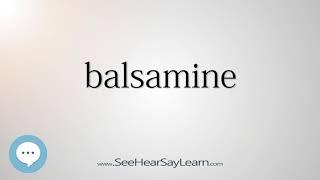 balsamine