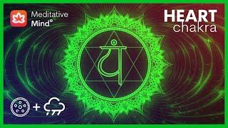  Heart Chakra Healing with HANG Drum + Rain Music || Attract Love || Let Go Of Emotional Pain